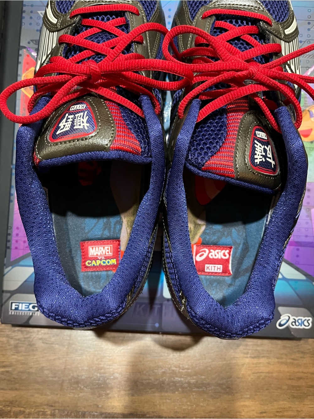 Asics x Kith x Marvel Comics Kayano 12.1 Captain America SZ 12 - Picture 5 of 13